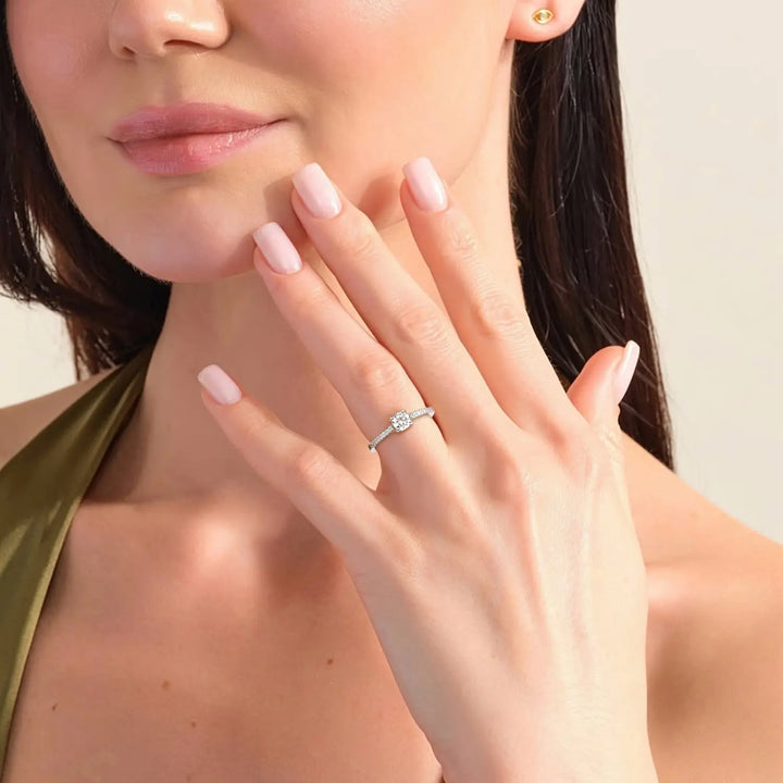 0.5 carat simulated diamond Ring