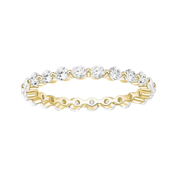 14k gold eternity band ring