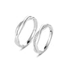Cheap Infinity Rings for Couple in Sterling Silver