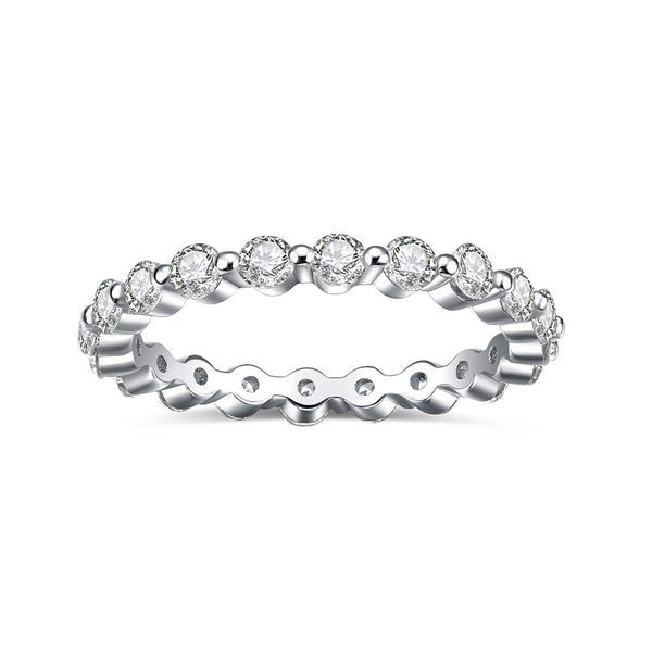 Eternity Wedding Band in 925 Sterling Silver