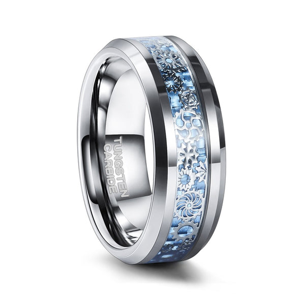 Silver Galaxy Tungsten Ring