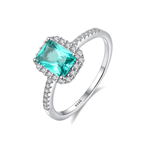 Teal Sapphire Engagement Rings Antique Style Rings