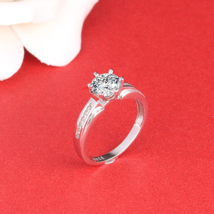 1ct cubic zircon ring