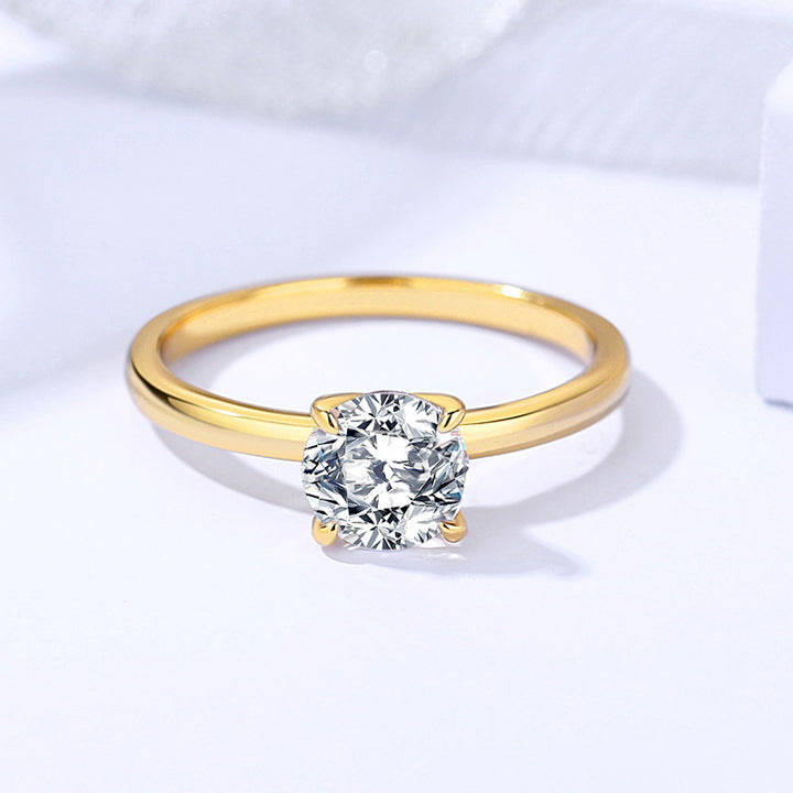 1ct gold engagement ring