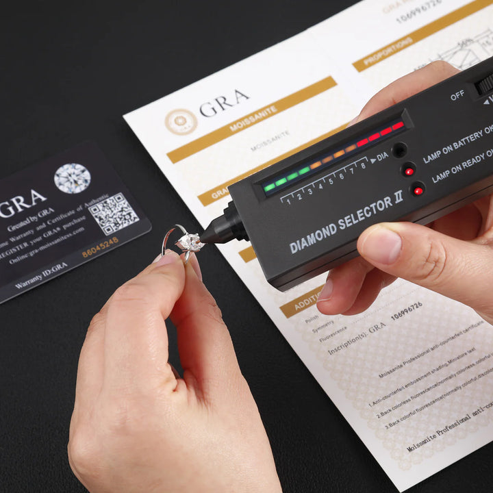 2CT Marquise Moissanite Wedding Ring of Moissanite Test