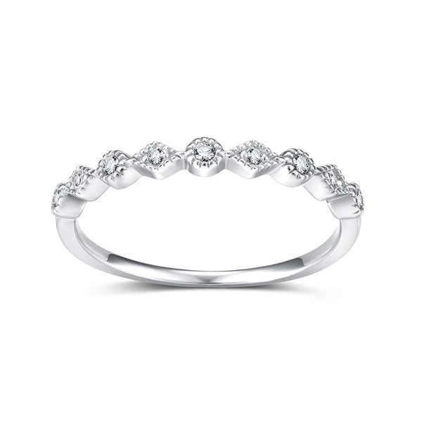Infinity Wedding Band in 925 Sterling Silver