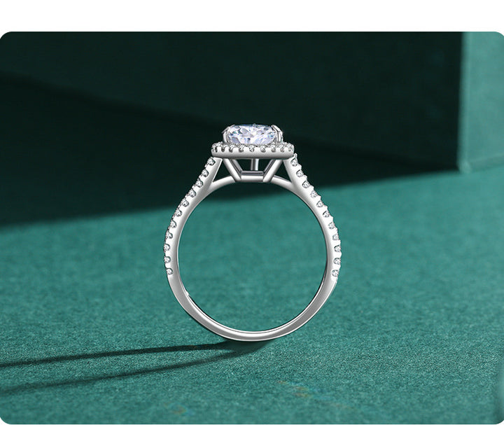 2 carat halo ring