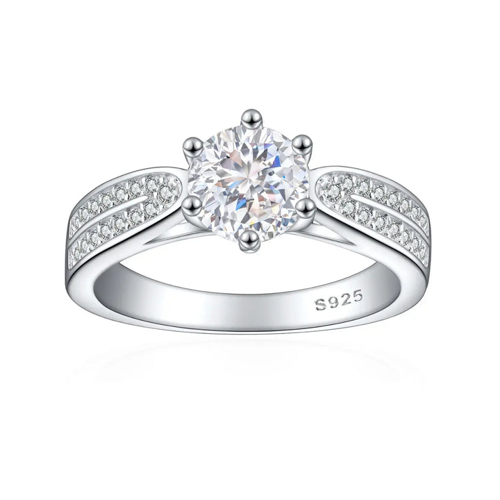2ct round cut ring