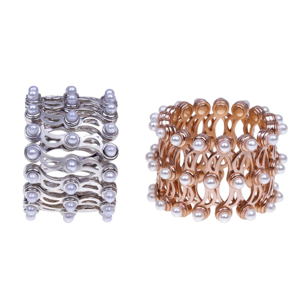 Magic jewelry 3-in-1 Folding Retractable Ring Bracelet Stainless Steel  Bracelet Telescopic Rings Bracelet - Walmart.com