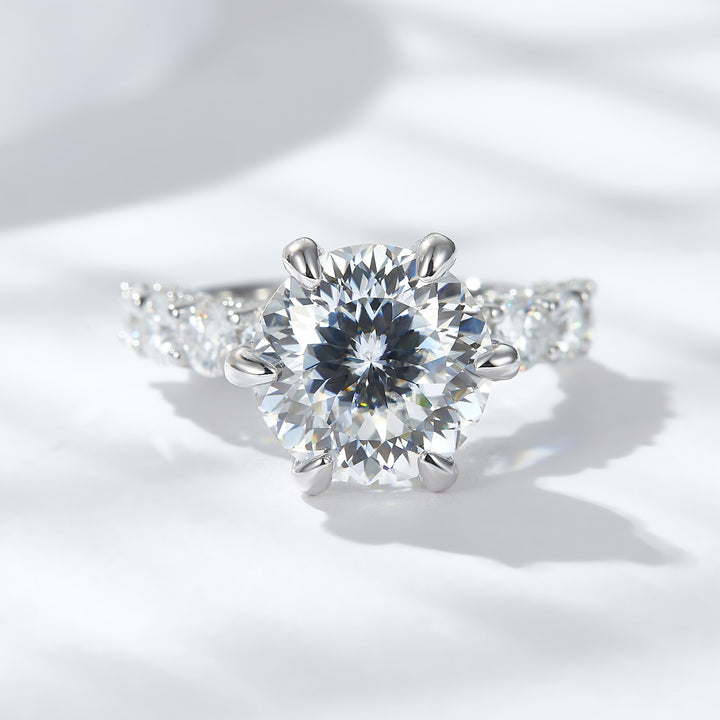 5 carat classic engagement rings