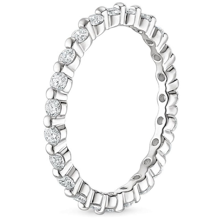 S925 VVS1 Moissanite Wedding Band