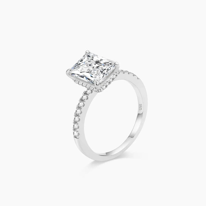 Radiant Cut classic engagement rings