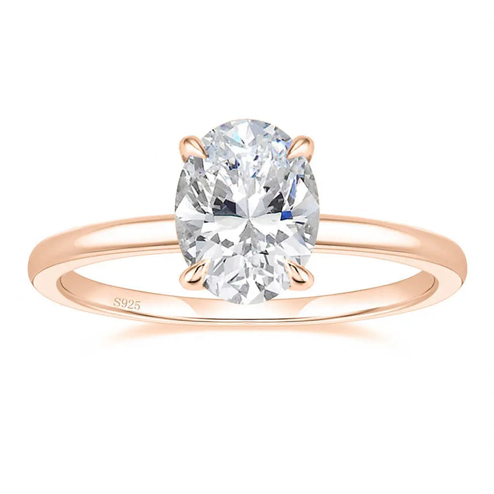 S925 Oval Cut 3CT Moissanite Engagement Ring， Moissanite Engagement Ring, 3CT Moissanite  Ring, 3CT Ring