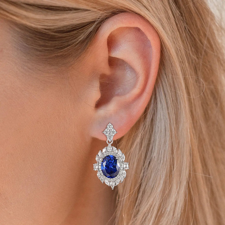  Sapphire Jewelry Earring