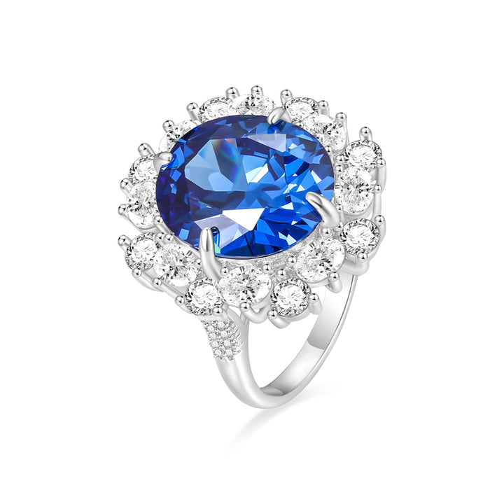 Sapphire Jewelry Set, Sapphire ring, Sapphire blue ring, blue Sapphire ring