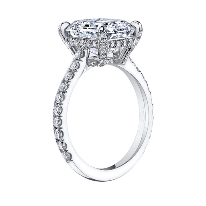 affordable 3 carat emerald cut ring