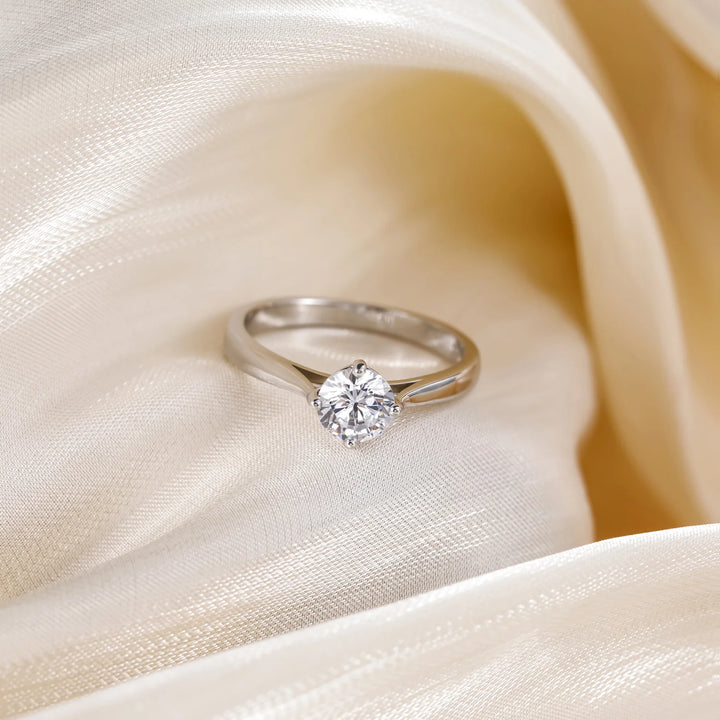 affordable classic engagement ring for women