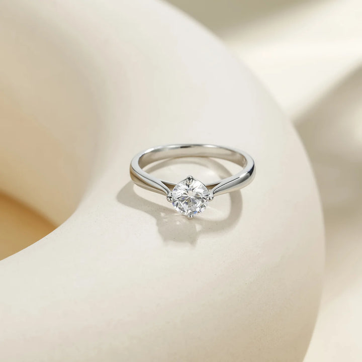 affordable solitaire ring with cz diamond