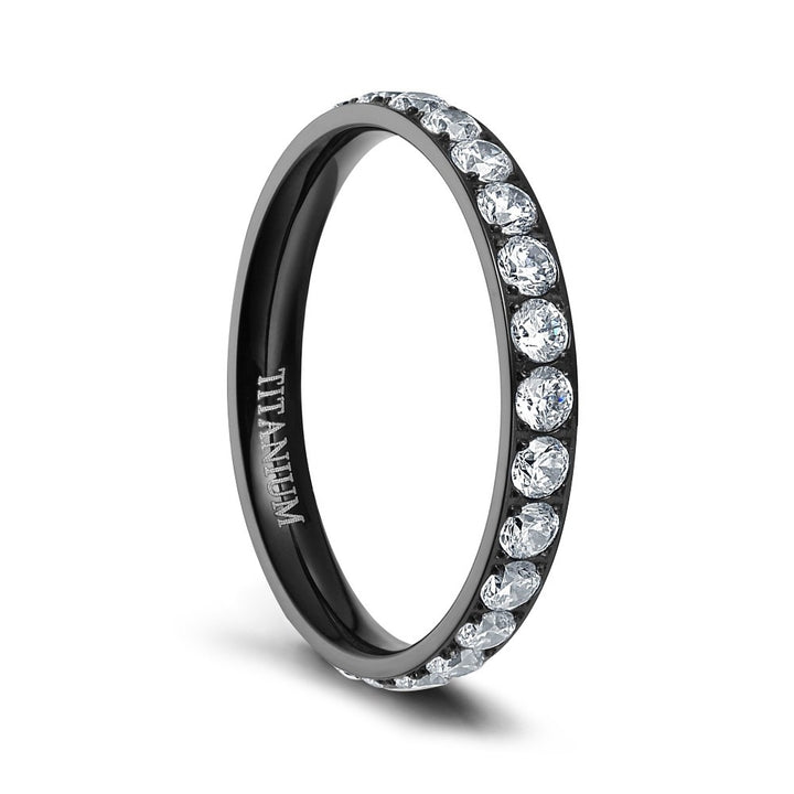black wedding wedding band