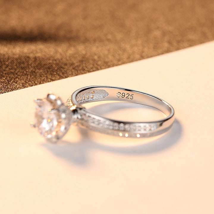 Classic nature inspired engagement ring