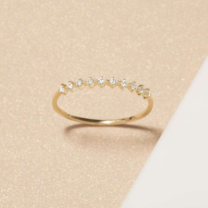 dazzling half eternity wedding bands
