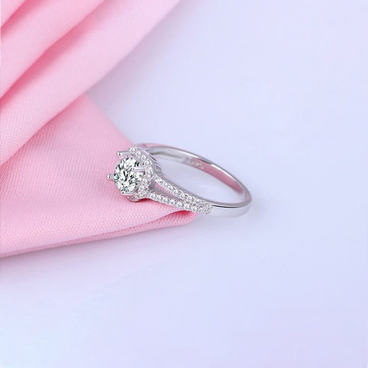 Dazzling pave cz ring