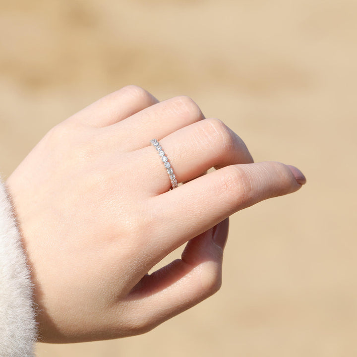 elegant eternity band ring