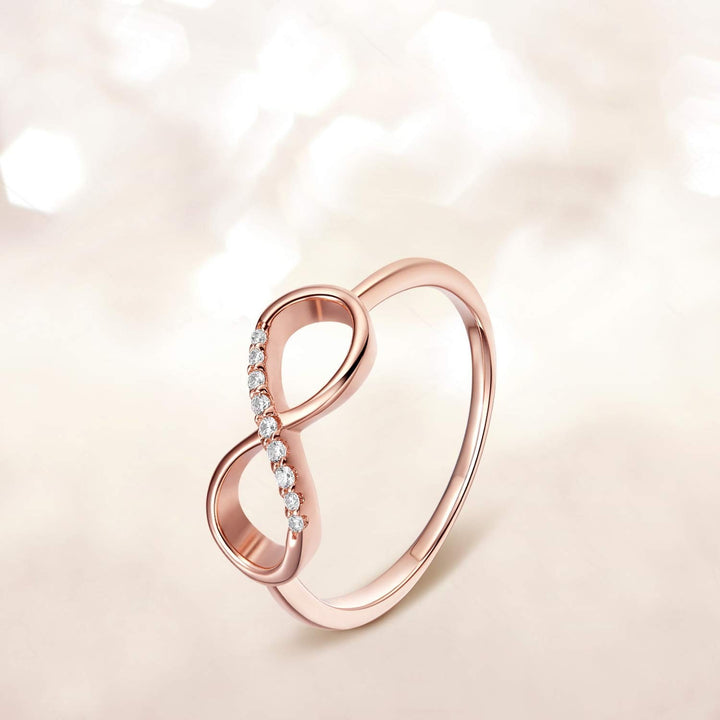 infinity knot ring for women