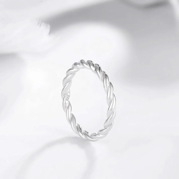 knot wedding band ring