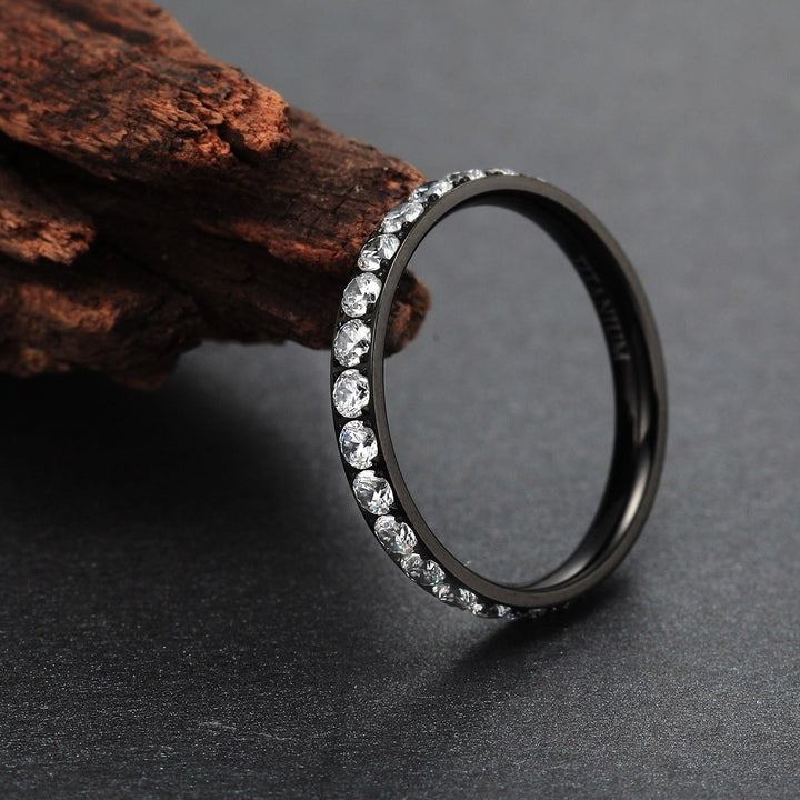 men's black wedding bands