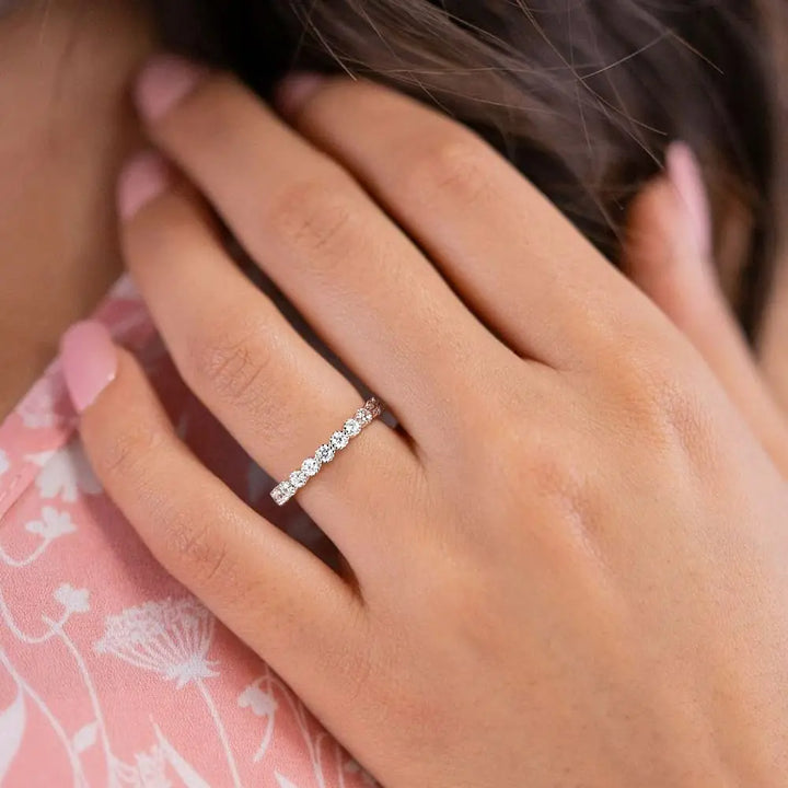 moissanite fashion wedding ring