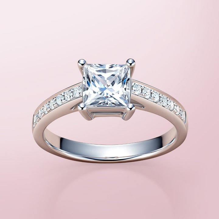 Princess classic engagement ring