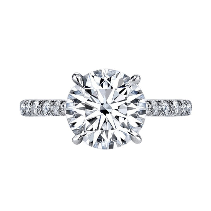 round cut 1 carat sona diamond sterling silver wedding band