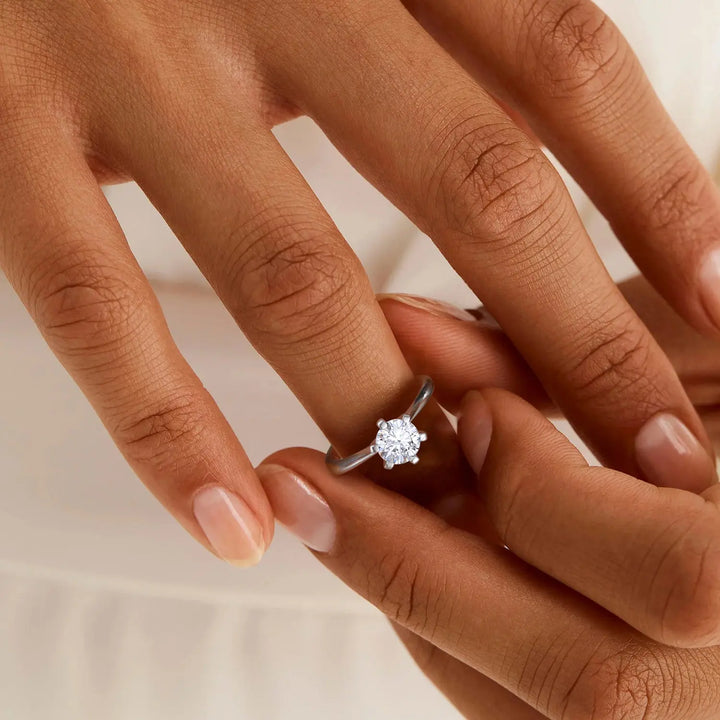 silver wedding ring for women