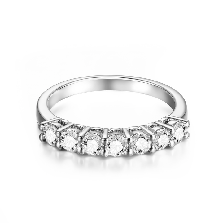 unique half eternity band ring